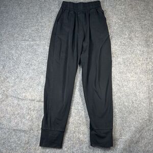 Nike Dri Fit Sweatpants Womens Small Joggers High Rise Black Tapered Athletic
